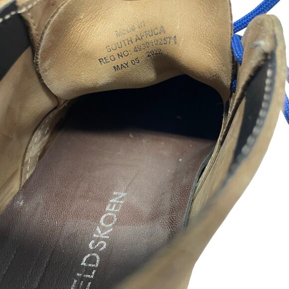 Veldskoen Men's Brown Suede Boots Size 10 - Picture 7 of 7